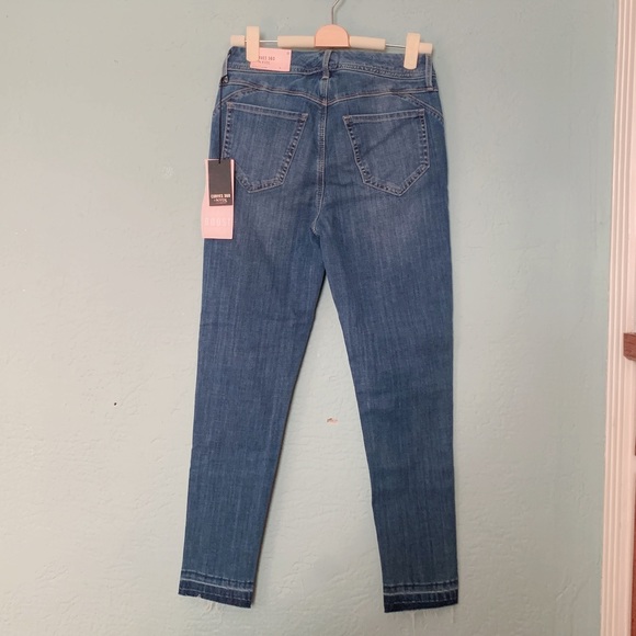NYDJ Skinny Jeans W/ Released Hem sz 0 - Picture 6 of 9